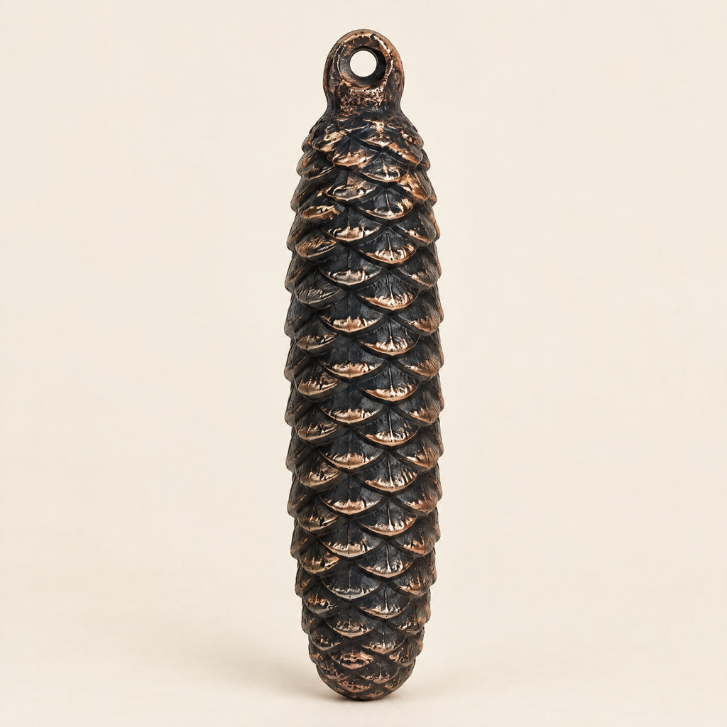Pine Cone Weight for 8-Day Cuckoo Clocks, 1500 g, front view